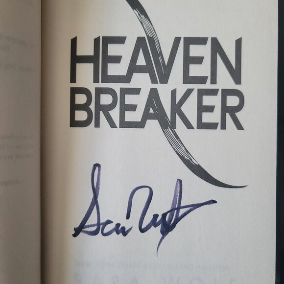 **RARE SIGNED** Heavenbreaker by Sara Wolf, Deluxe Limited First Edition, HC - Picture 3 of 10